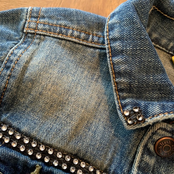OshKosh B’Gosh Denim Rhinestone Jacket. Size 12mo. - Picture 7 of 8
